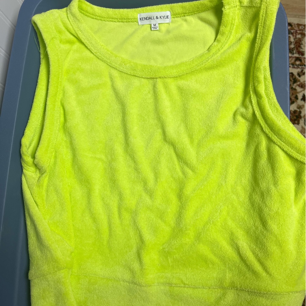 Kendal & Kylie bright yellow tank